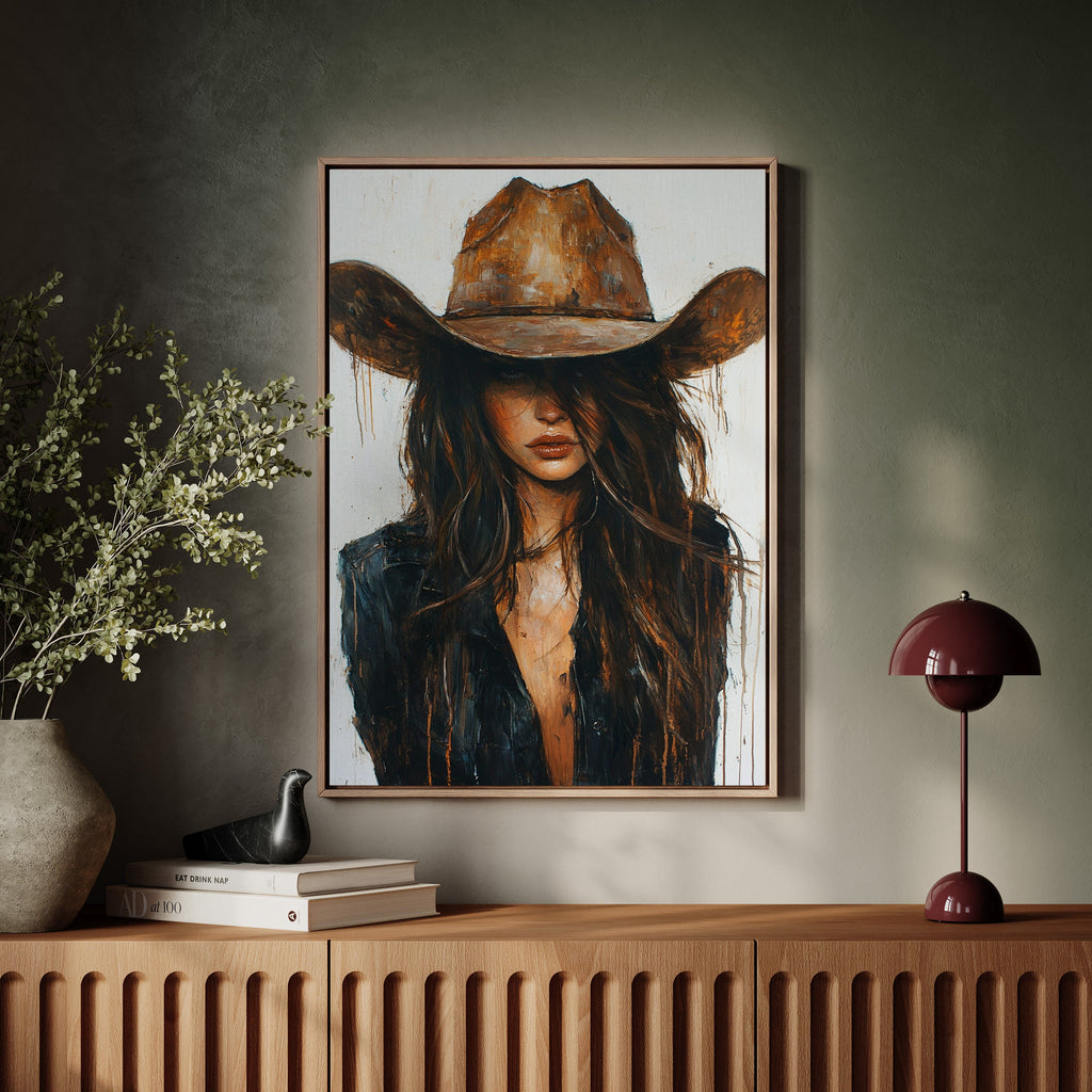 Whiskey Dust – Bold Western Cowgirl Print