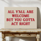 Act Right or Git