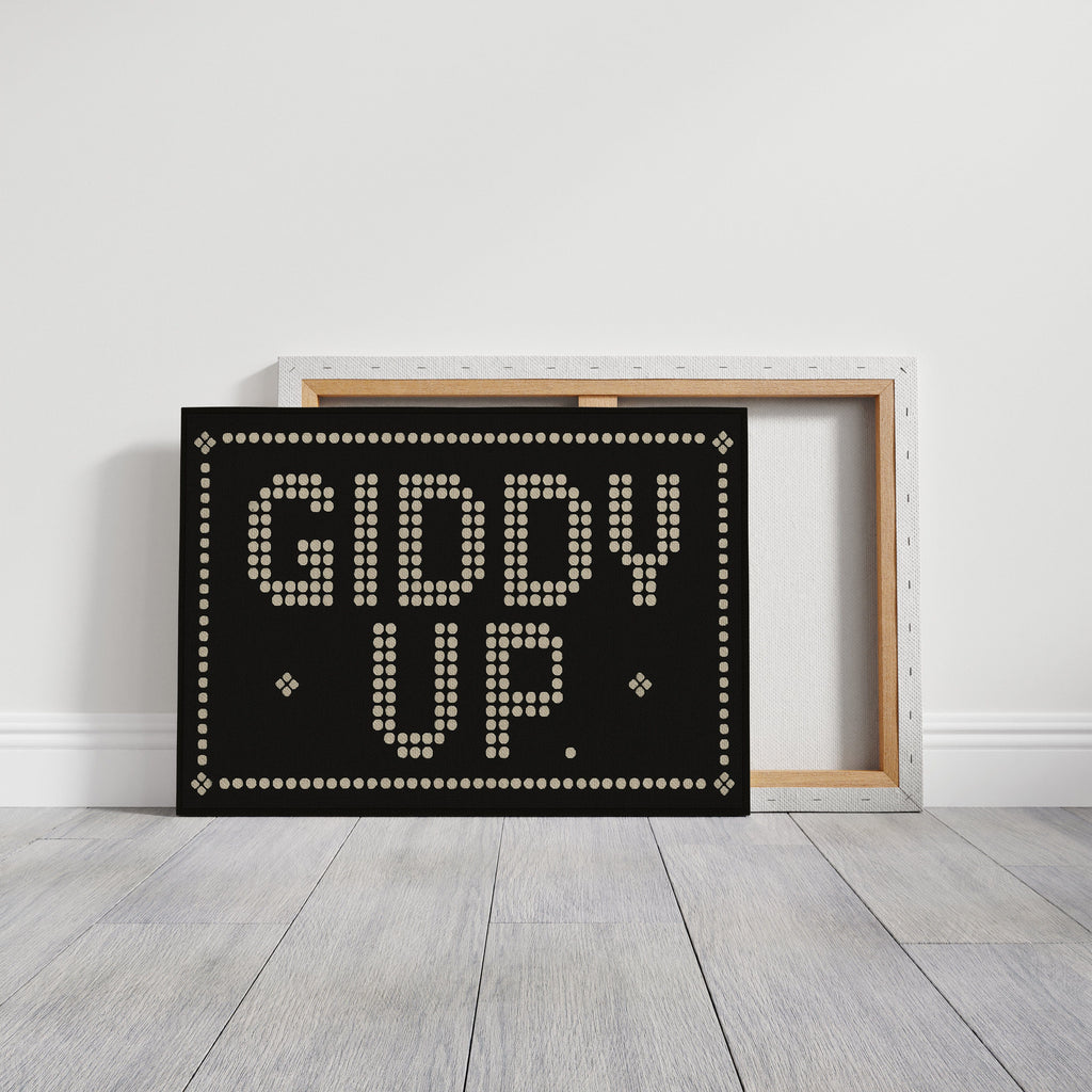 Giddy Up Western Typography