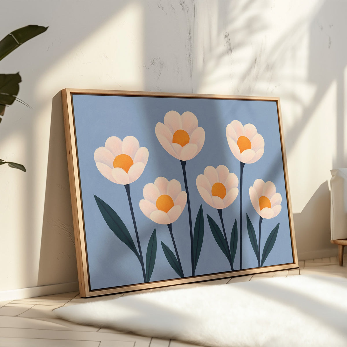 Sunlight Blooms in a Blue Sky