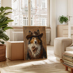 Rough Collie Sheriff of the High Plains