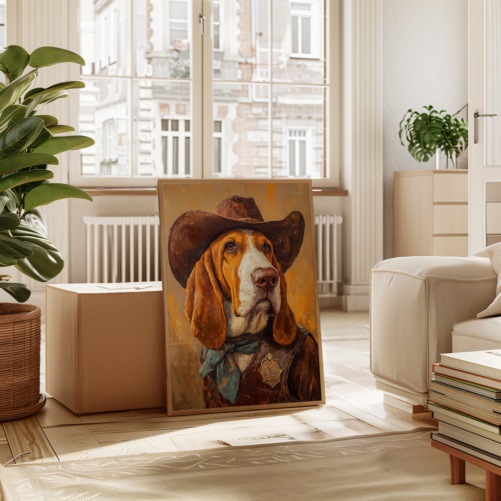 Basset Hound Frontier Sheriff