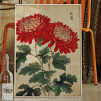 Red Chrysanthemum Elegance