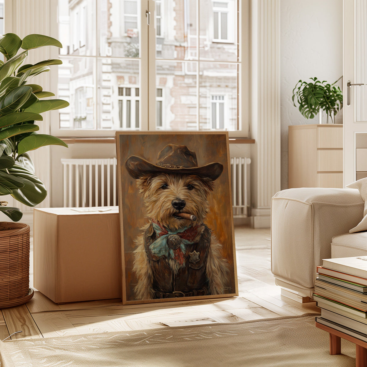 Wheaten Terrier Wild West Deputy
