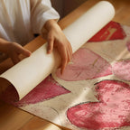 Textured Love – Romantic Heart Wall Art, Abstract Valentine’s Day Decor