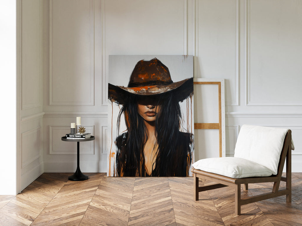 Ember Noir – Western Cowgirl Wall Art
