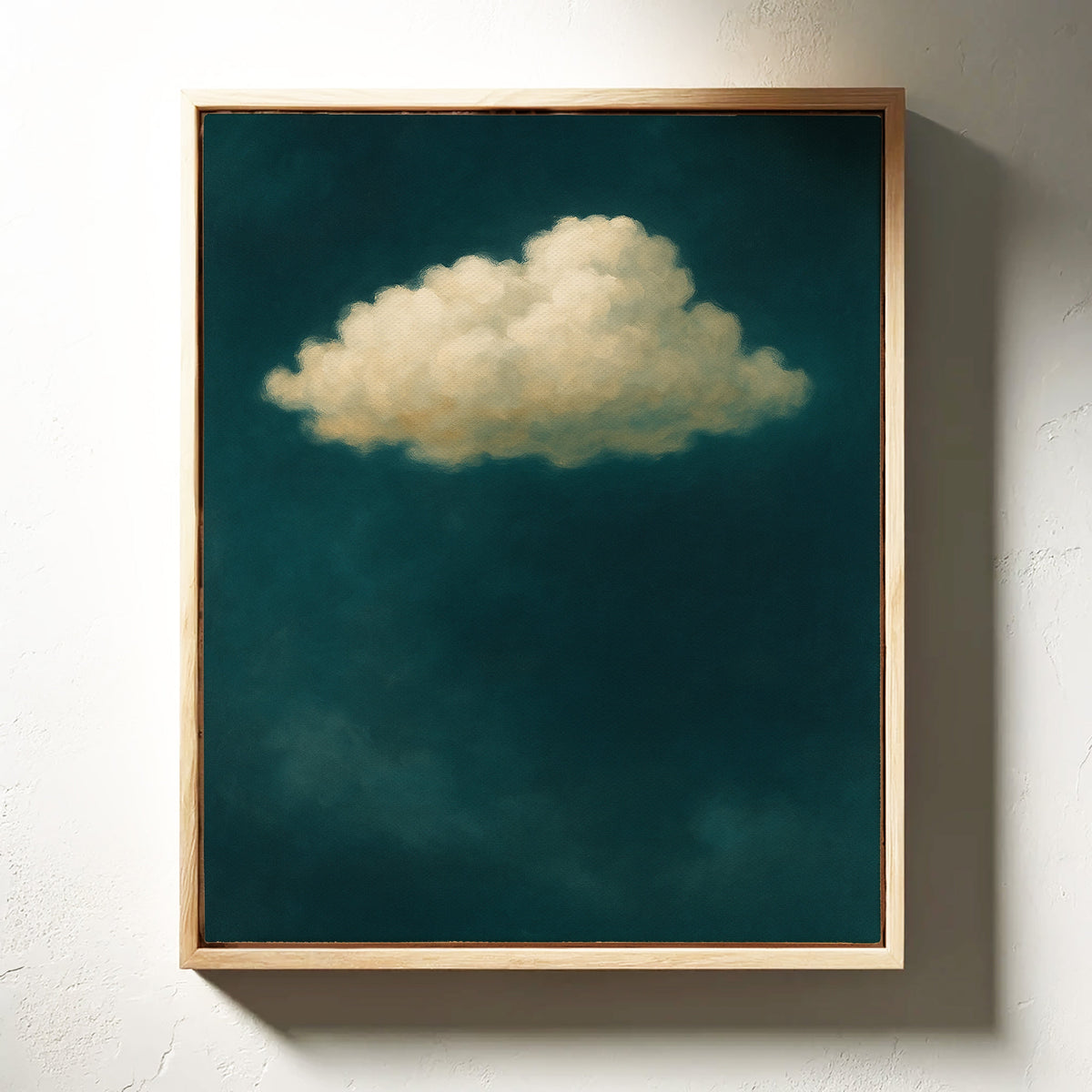 Lonely Cloud in Emerald Silence