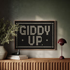 Giddy Up Western Typography