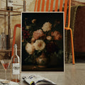 Baroque Peonies in Earthen Vase