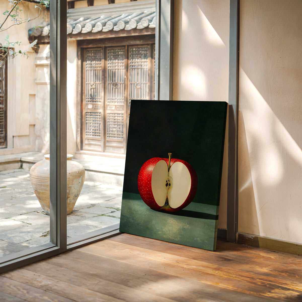 The Apple Divided in Stillness