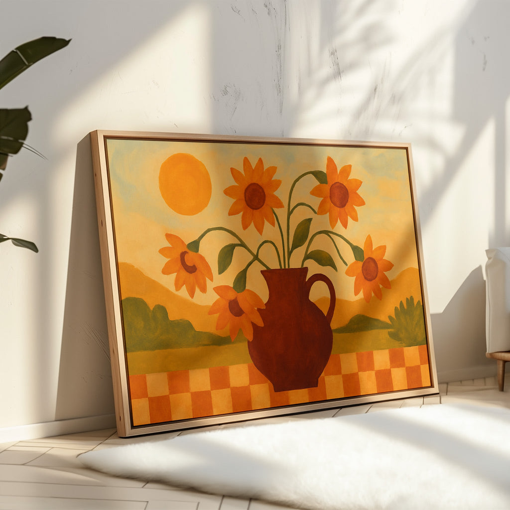 Sunflowers on a Golden Afternoon