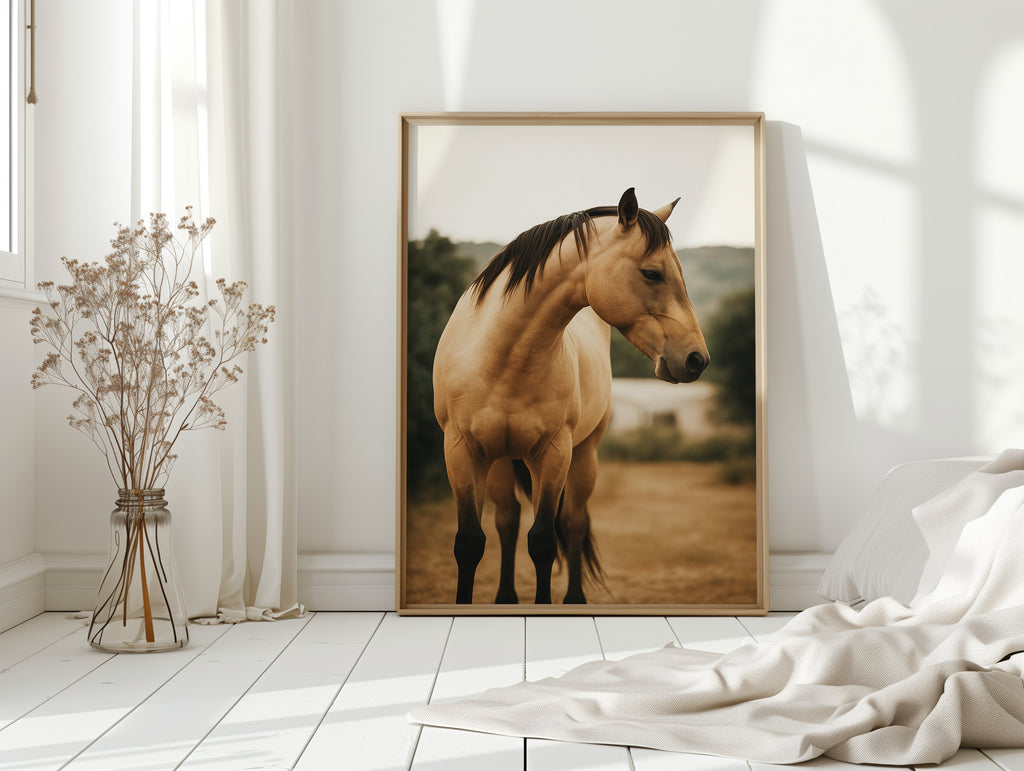 Buckskin Beauty in the Evening Light