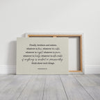 Think on These Things Philippians 4:8 Print