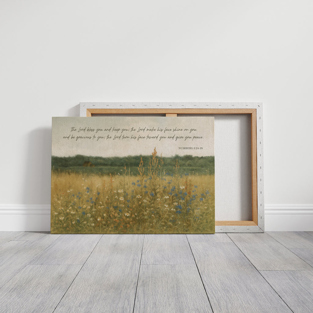 Blessing in Wildflowers Numbers 6:24