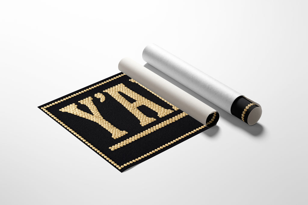 Y’ALL Western Beaded Sign