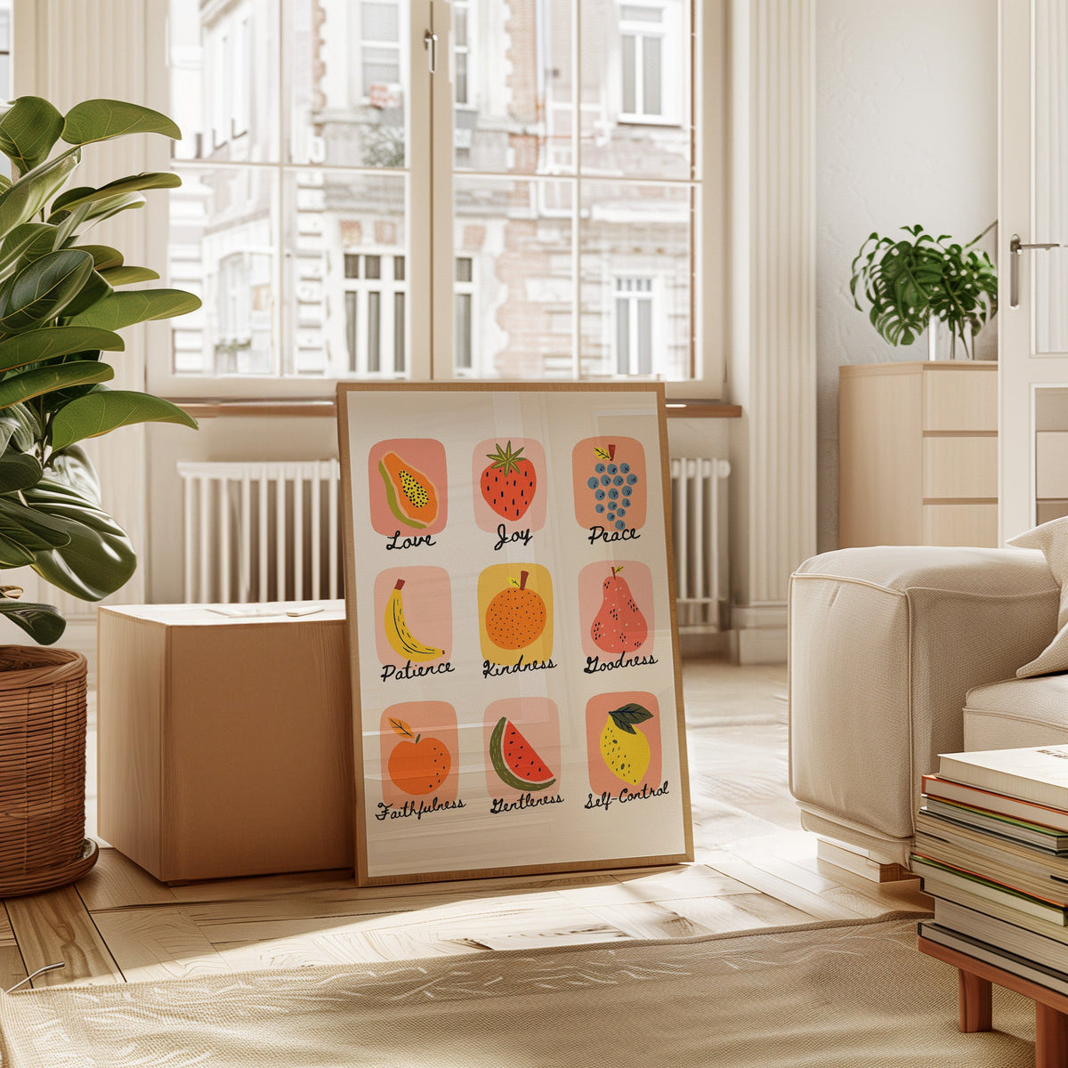 Fruits of the Spirit Illustrated Print