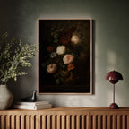 Baroque Vase of Blushing Petals