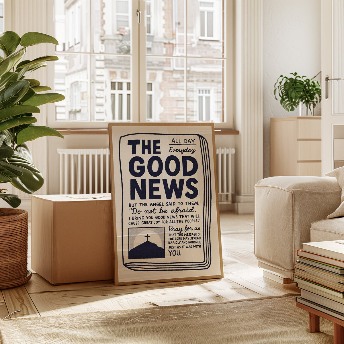 The Good News Everyday Scripture Print