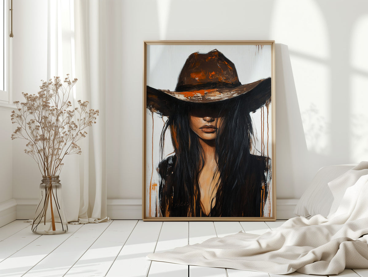 Ember Noir – Western Cowgirl Wall Art