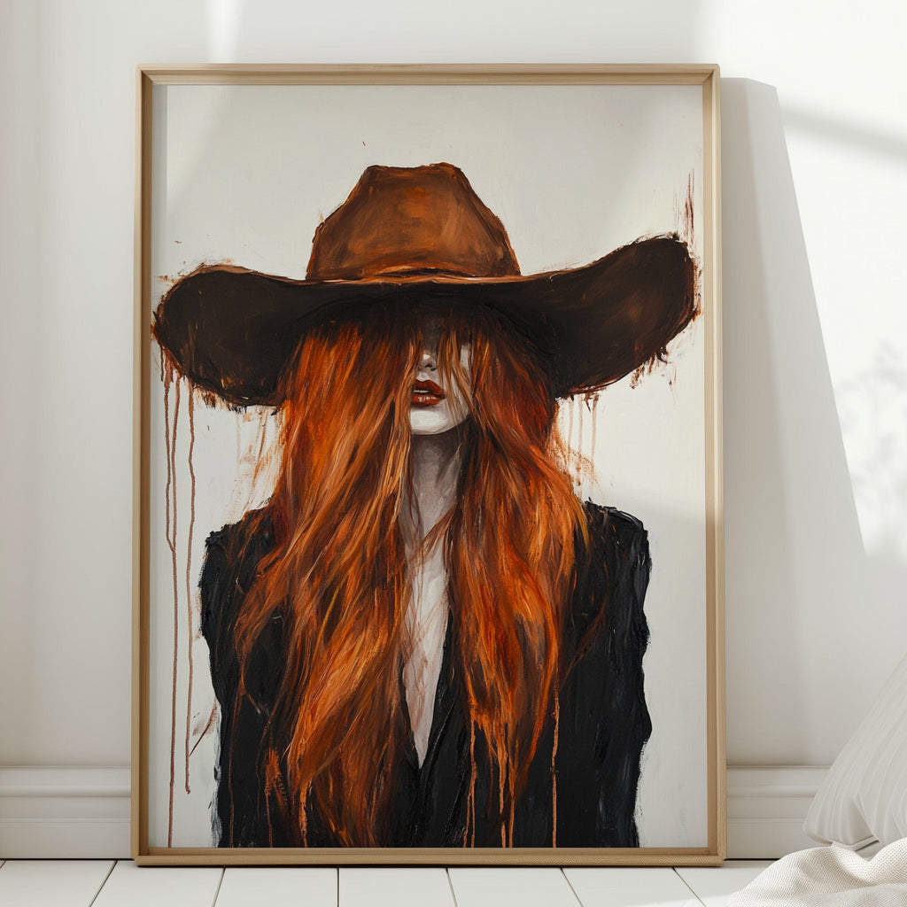 The Firebrand – Western Cowgirl Canvas Art