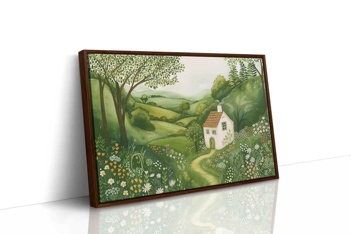 Cottage Path Through the Wildflowers