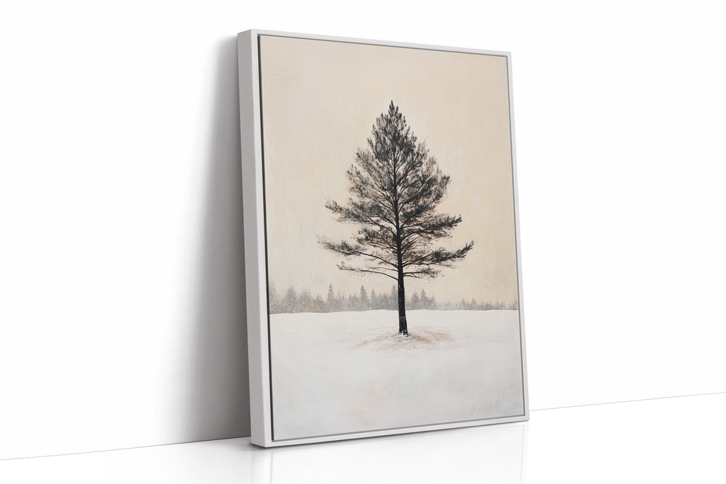 Solitude Beneath Winter's Embrace
