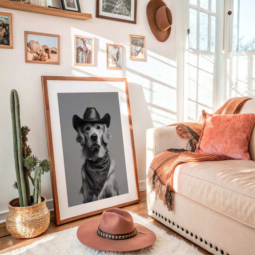 A Canine Cowboy's Quiet Standoff