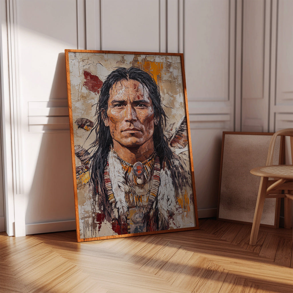 Spirit of the Plains Warrior Portrait