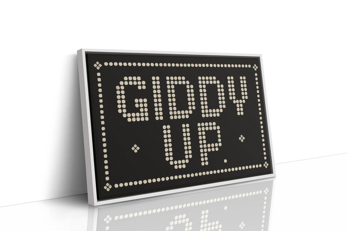 Giddy Up Western Typography