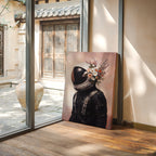 Astronaut with Blossoms on Blush