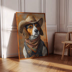 Deputy Beagle in Bandana and Hat