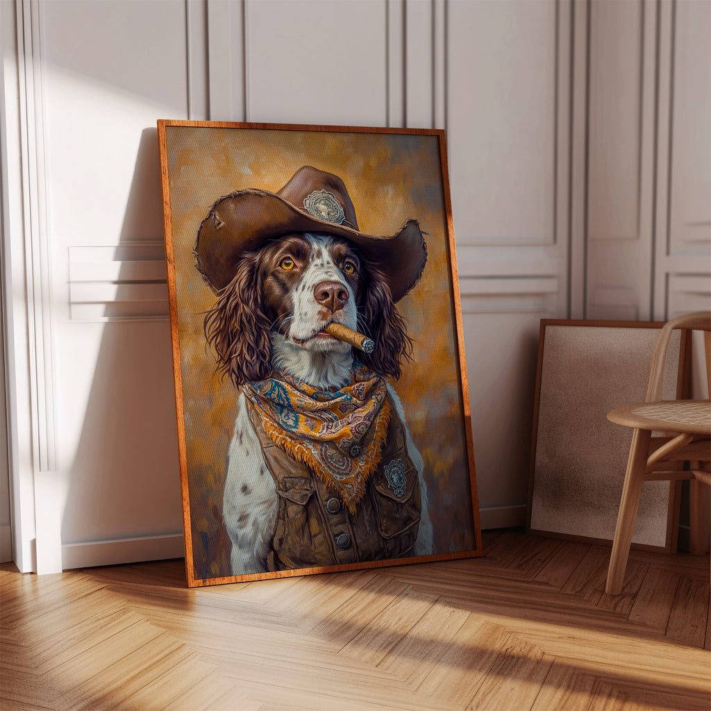 English Springer Spaniel Cowboy Sheriff