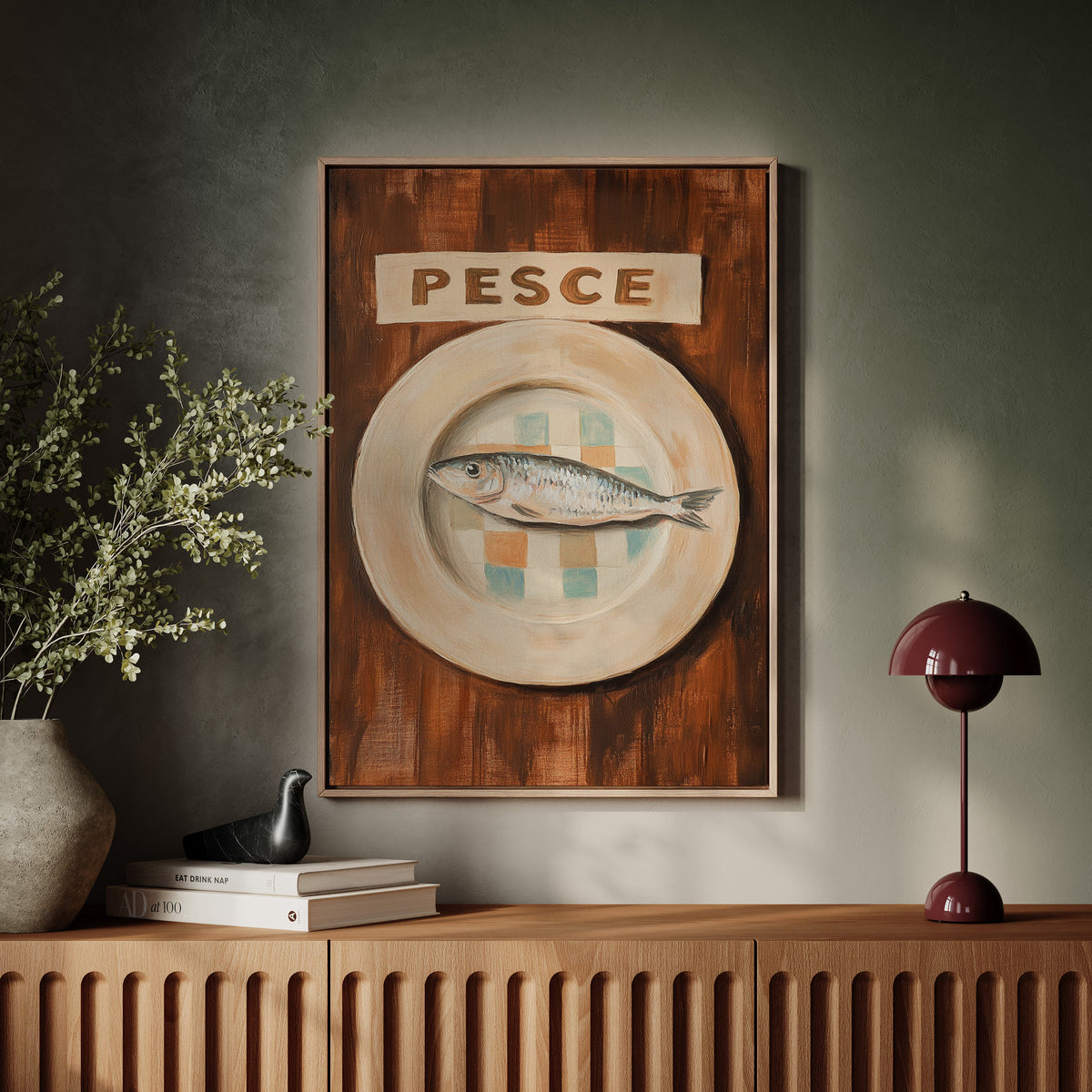 Pesce on a Checkered Plate