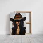 Ember Noir – Western Cowgirl Wall Art