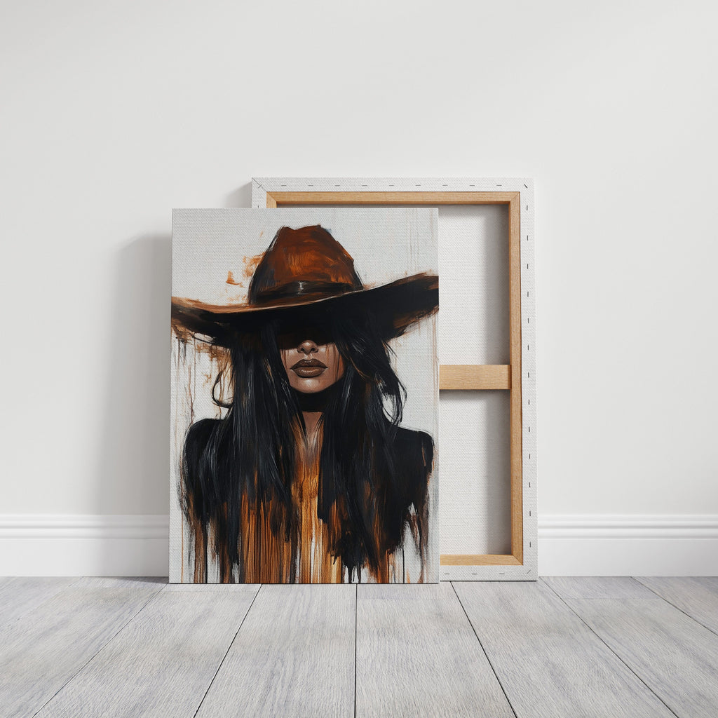 Midnight Dust – Western Cowgirl Wall Art