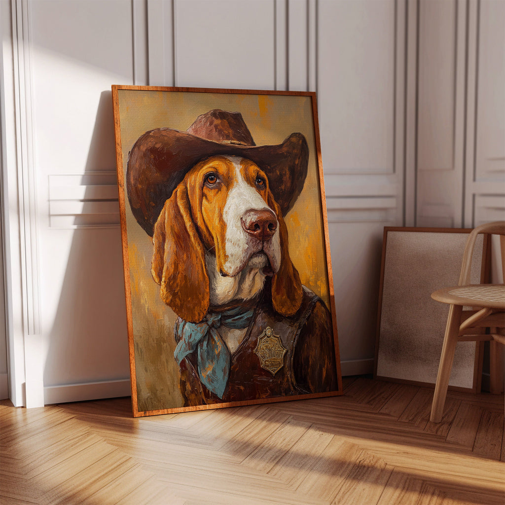 Basset Hound Frontier Sheriff