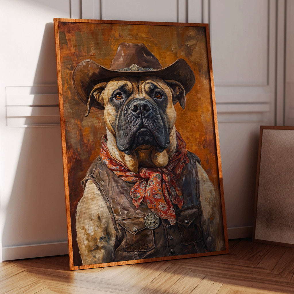Bullmastiff Sheriff of the High Plains