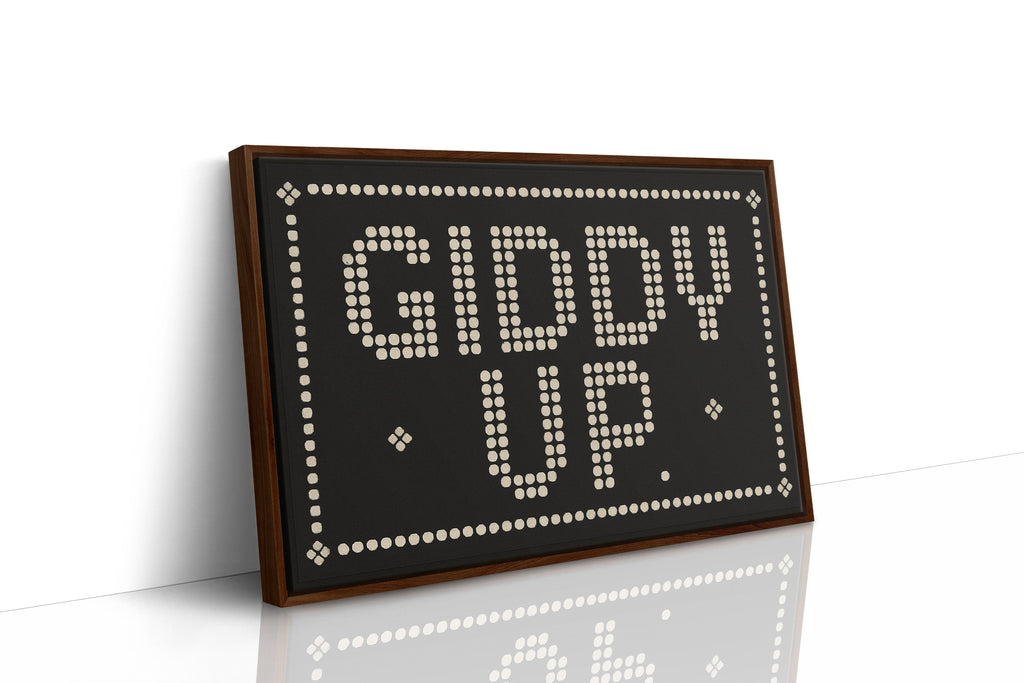 Giddy Up Western Typography