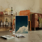 Rising Cloud Beneath Deep Sky