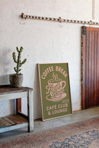 Fresh Brew Retro Coffee Poster
