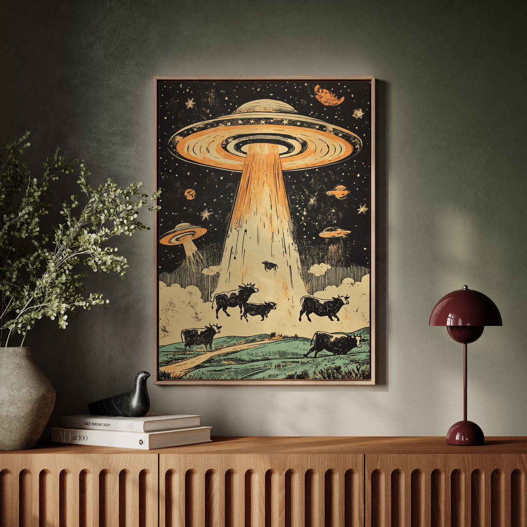 Cattle Abduction Under the Stars