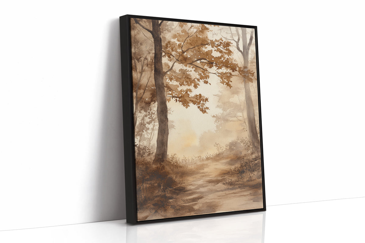 Pathways Through Golden Haze