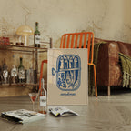 Retro Sardine Tin Wall Art – Blue & Beige Kitchen Decor