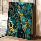Golden Currents Beneath Turquoise Skin