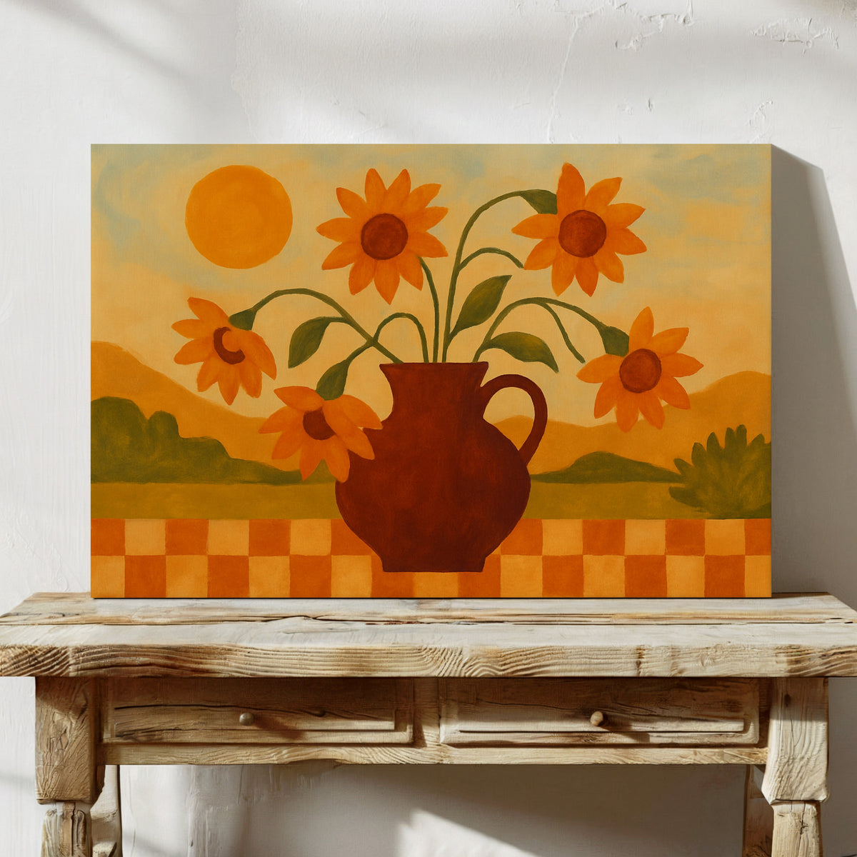 Sunflowers on a Golden Afternoon