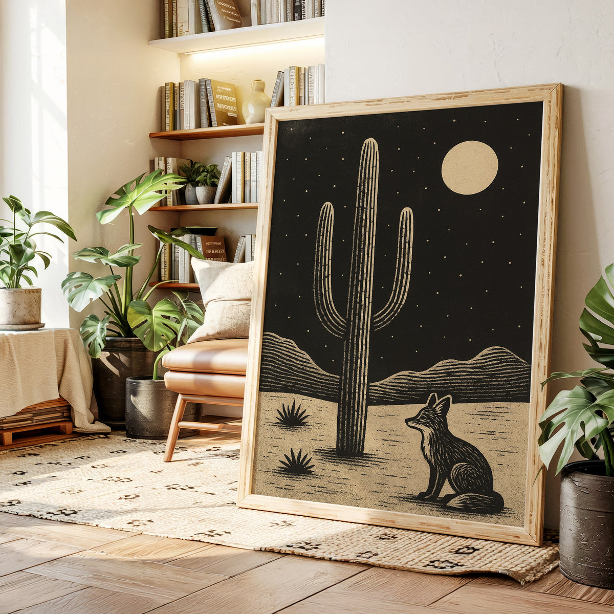 Fox and the Saguaro