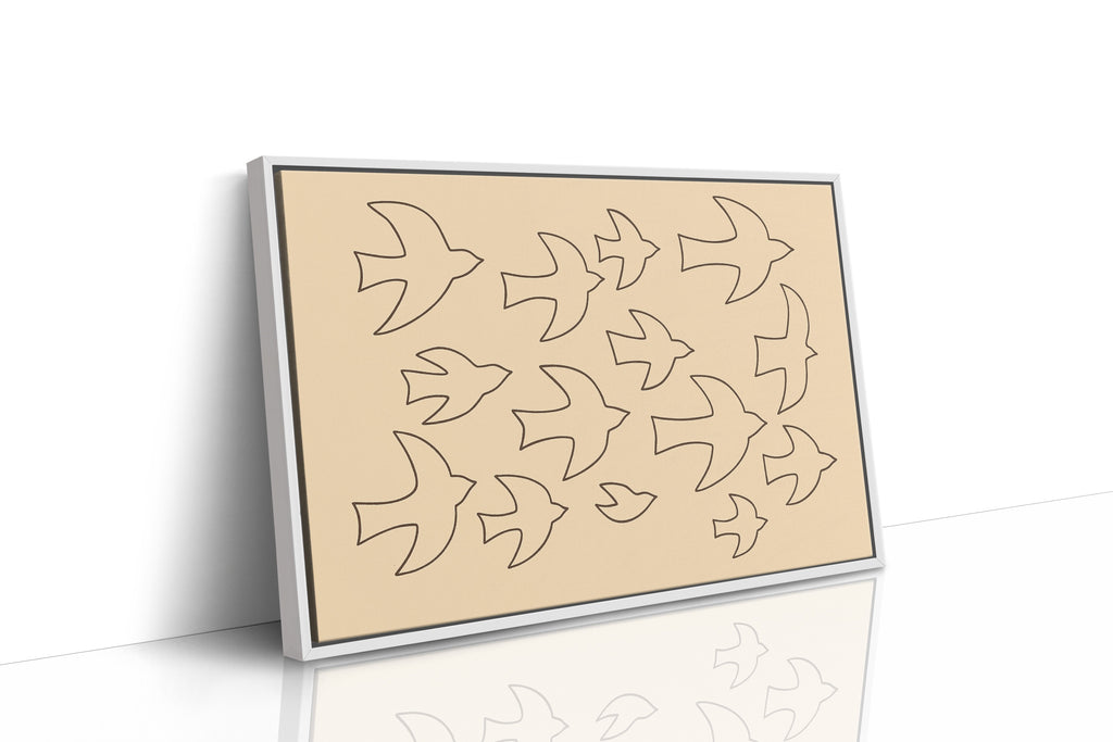 Minimalist Birds in Flight
