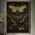 Nocturnal Wings and Wildflower Charms