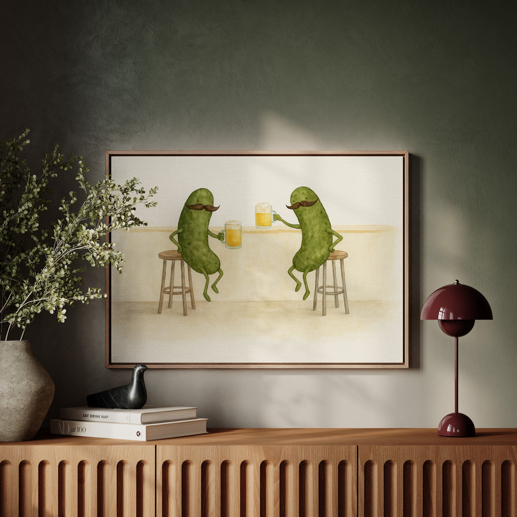 Pickles with Pints and Mustaches
