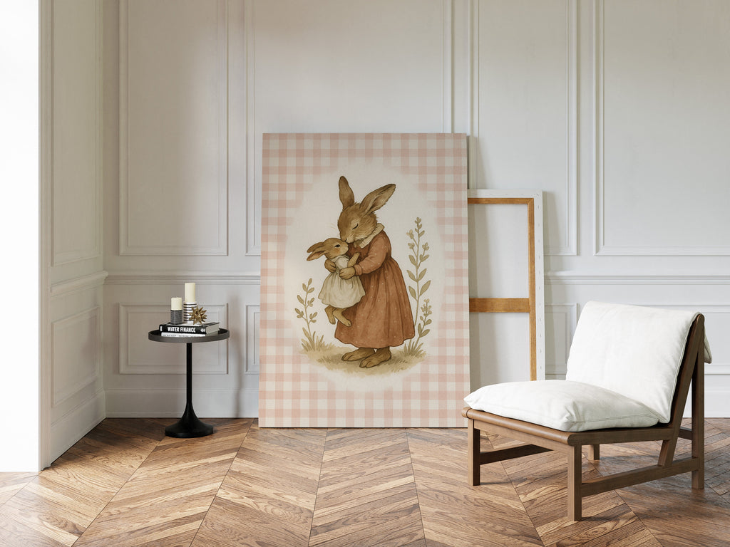 Mama Bunny’s Kiss in Gingham